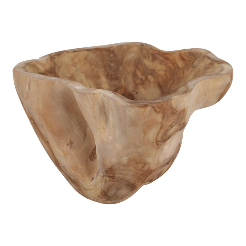 13" Teak Root Bowl, Natural image number 0