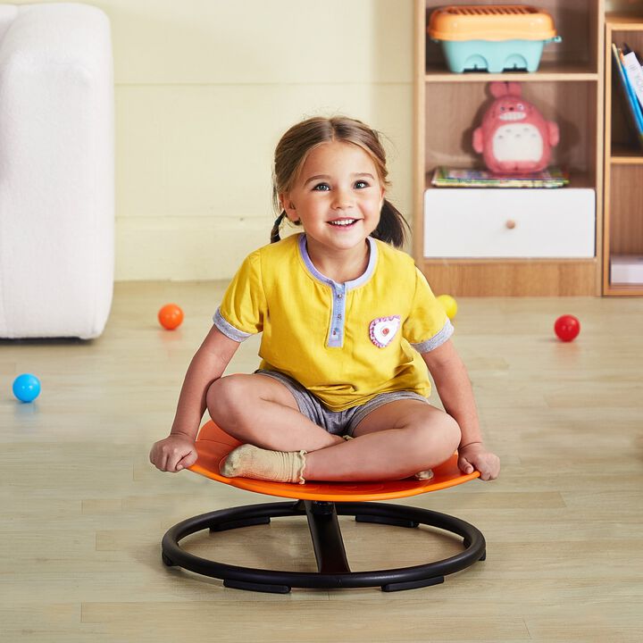360&deg; Rotating Kids Chair Elephant Design Sensory Seat for Toddlers