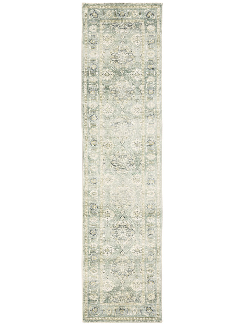 Savoy 7'5" x 10' Green Rug image number 4