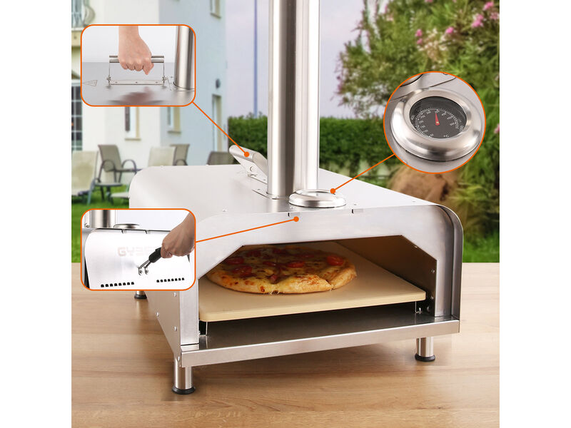 Fremont  Wood Fired Pizza Oven (Outdoor) Natural or Flavored Pellet Fuel