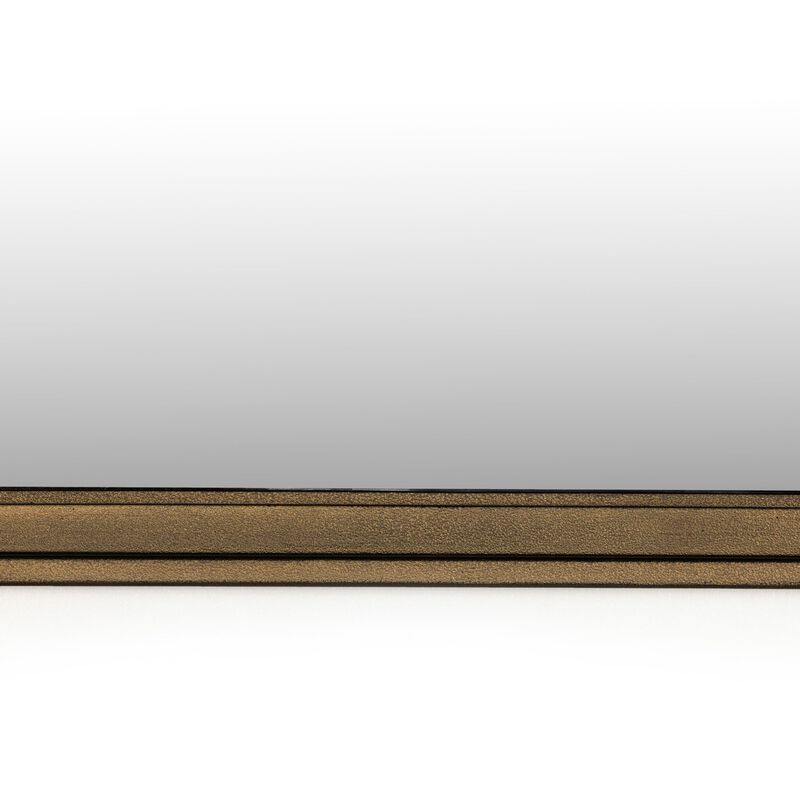 Effie Mirror in Raw Antique Brass Iron