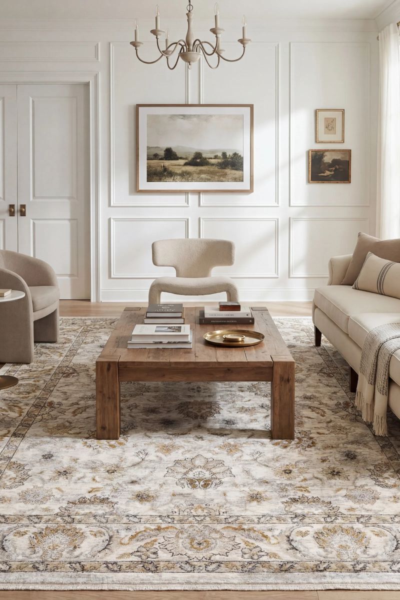Maharaja 70W Ivory 3'3" x 5' Rug image number 2