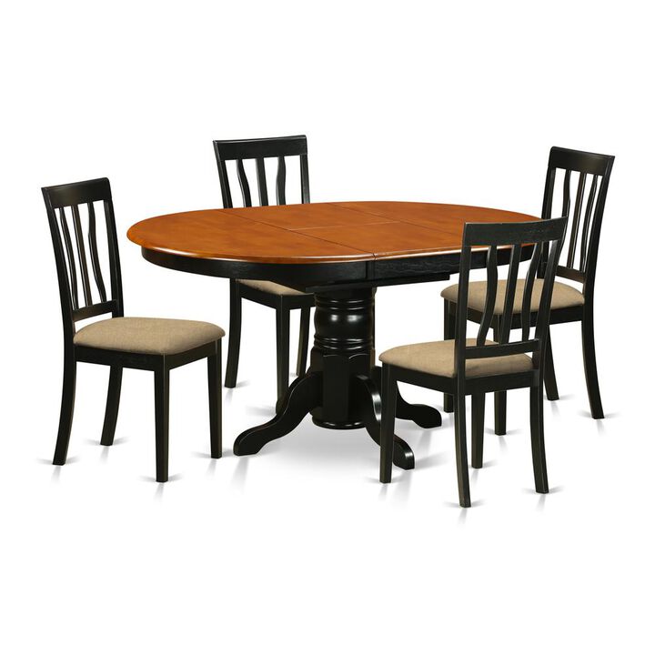 5 Pc Dining room set with 4 cusion chairs