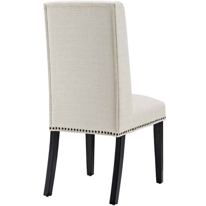 Baron Dining Chair Fabric Set of 2-Benzara