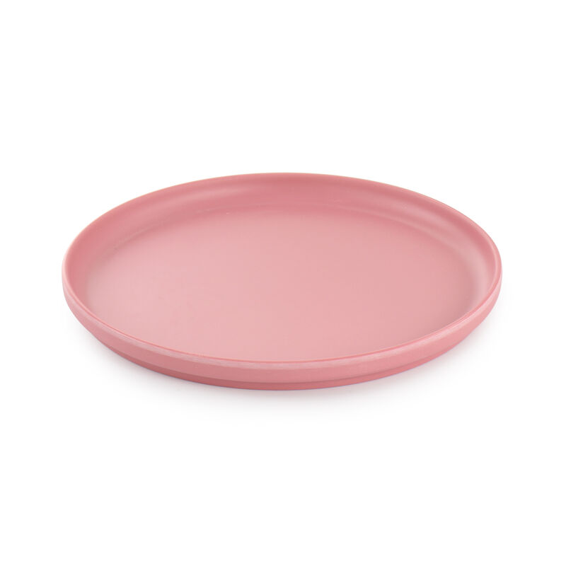 Gibson Home Canyon Crest 12 Piece Round Melamine Dinnerware Set in Pink