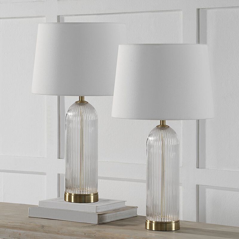 Renwil Ocala Table Lamp- Set Of Two In Yellow Color