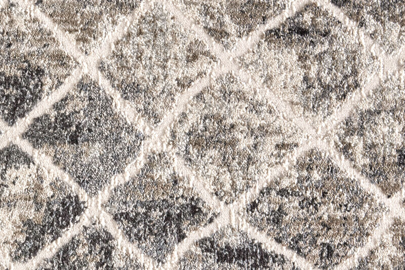 Kano 3873F Ivory/Gray/Taupe 4'3" x 6'3" Rug