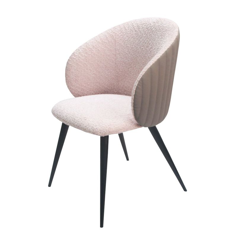 Modrest Marnie - Contemporary Gray + Cream Dining Chair