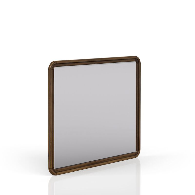 Summerfield Mirror in Walnut Finish