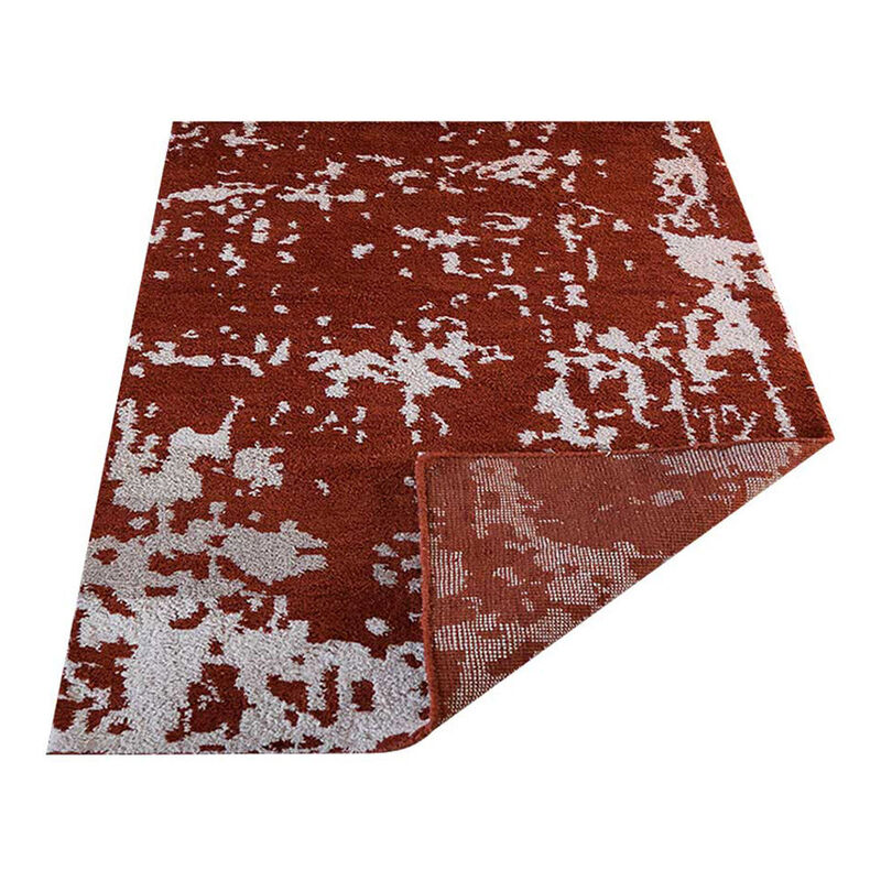 Rugsotic Carpets Hand Knotted Silk Size Area Rug Abstract Size NS1230 image number 4