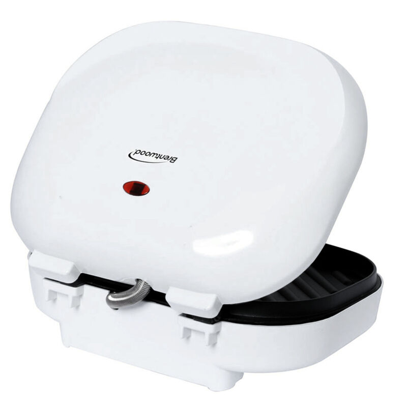 Brentwood Electric Contact Grill 2 Slice Capacity - White