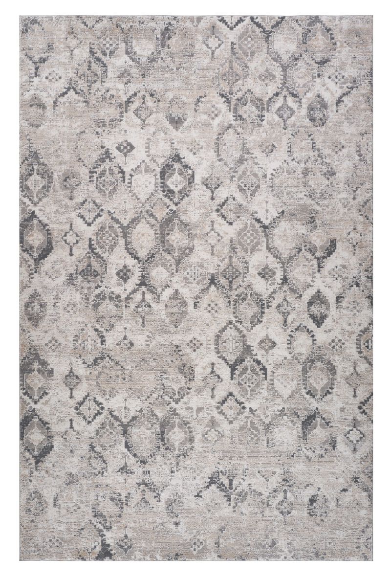 HomeRoots Abstract Distressed Area Rug image number 0