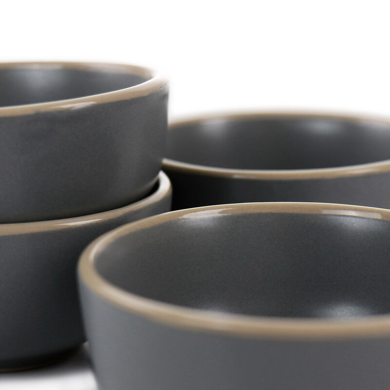 Gibson Home Rockaway 4 Piece 3.5in Fruit Bowl Set