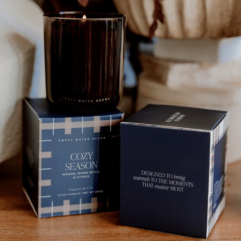 Sweet Water Decor Cozy Season 12 oz Boxed Soy Candle image number 5