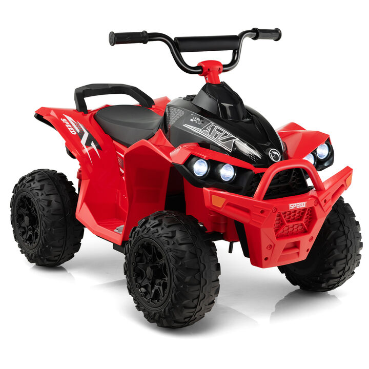 Kids 12V Electric ATV Ride On Car with Adjustable Speed and Comfortable Seat