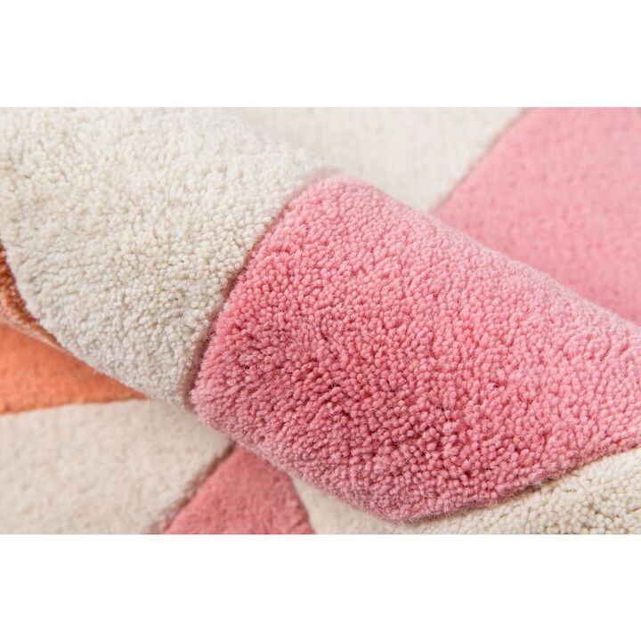 Novogratz Modern Runner Area Rug, Pink, 2'3 X 8' Runner