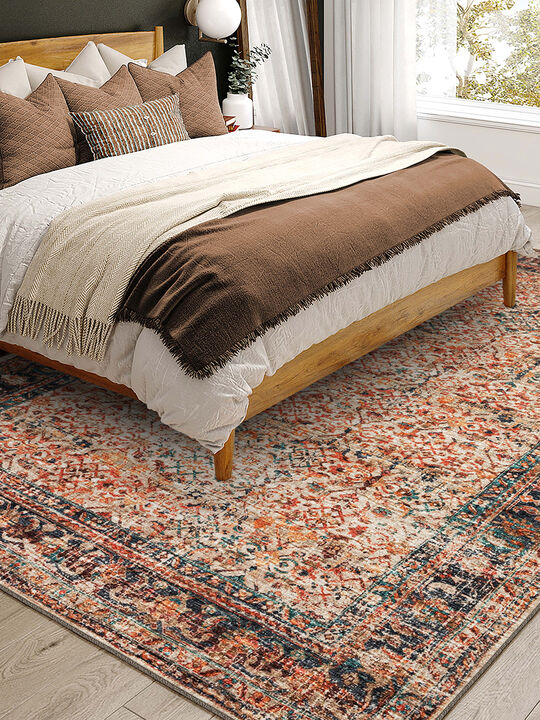 Jericho JC10 Linen 8' x 10' Rug