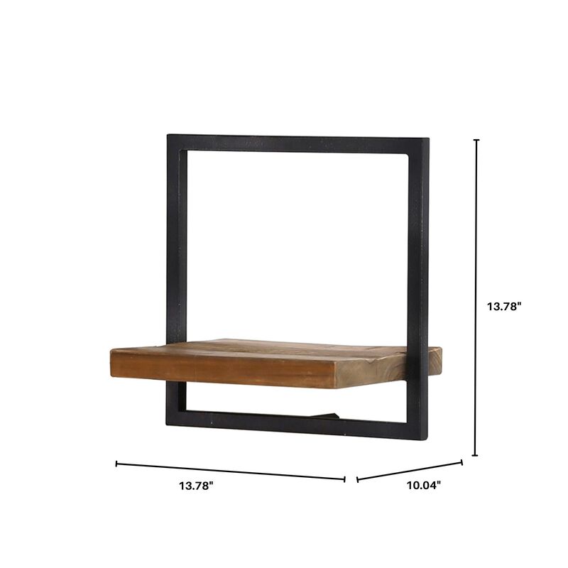 D-Bodhi Metal Frame Wall Box - Natural, Type B (1/box) image number 2