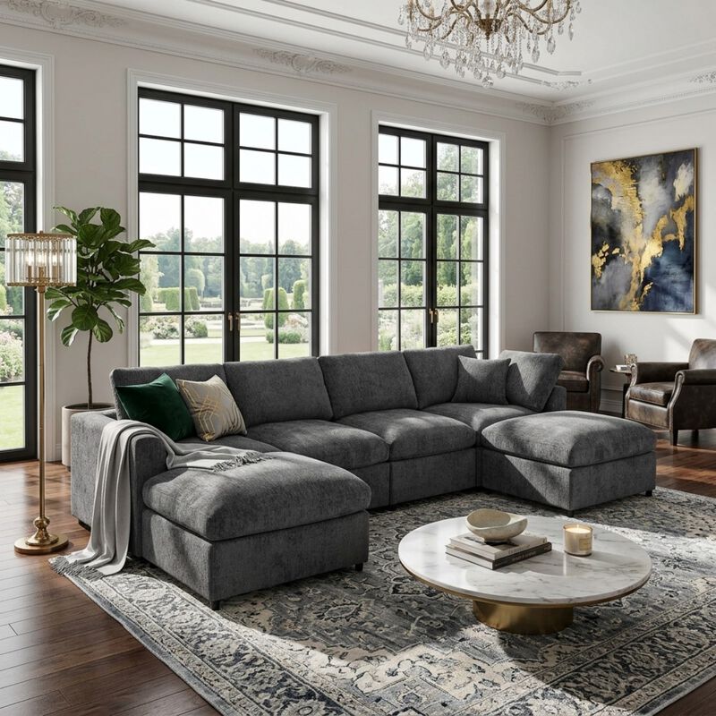 Cutdob Modular Sectional Sofa image number 2