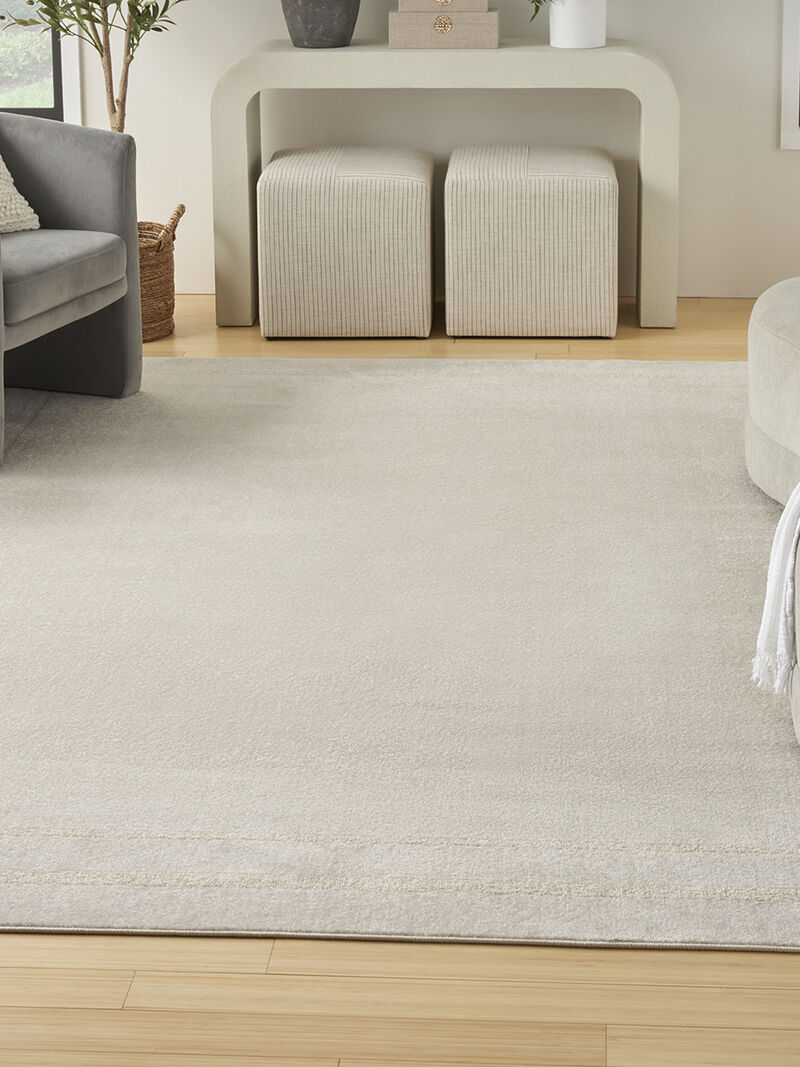 Nourison Essentials NRE02 Ivory/Gold 10' x 14' Rug