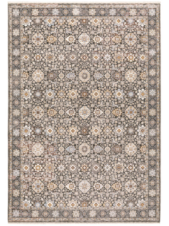 Maharaja 3'3" x 5' Charcoal Rug