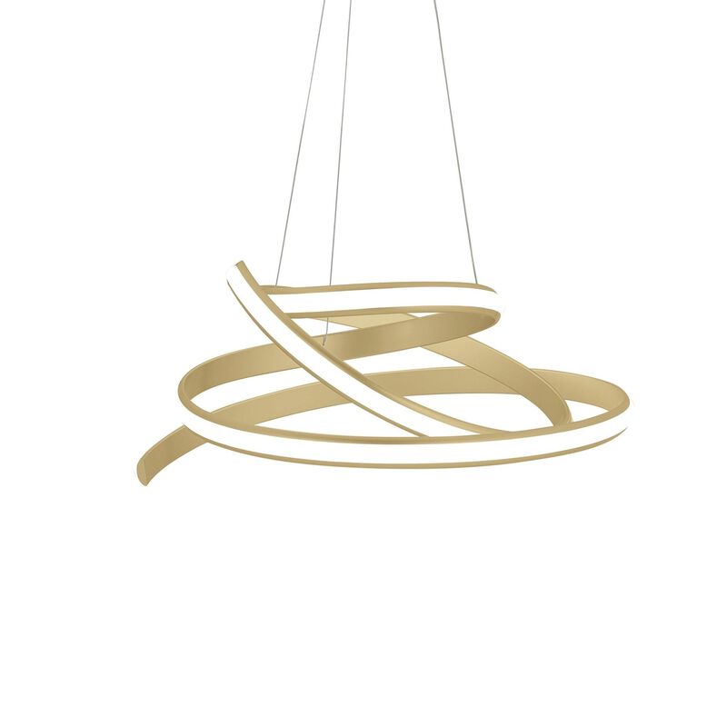 Oslo Chandelier Gold Metal Integrated LED Dimmable