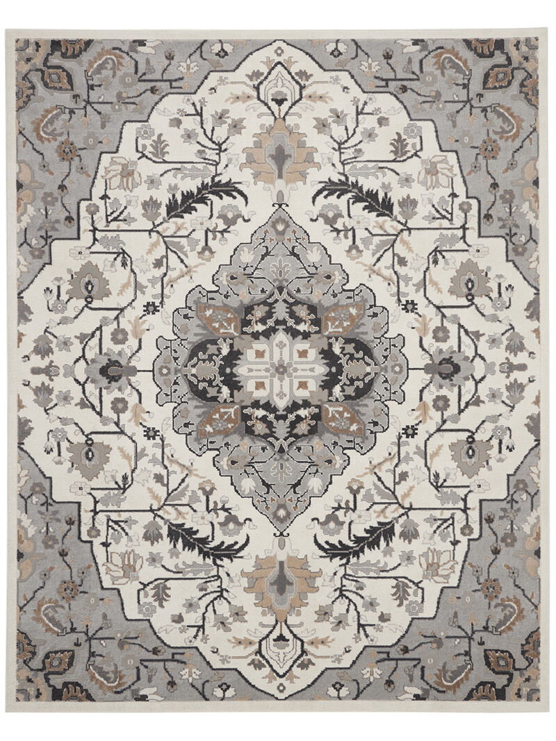 Elation ETN09 Ivory/Gray 9' x 12' Rug