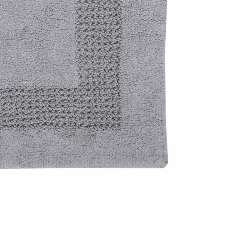 Perthshire Platinum Collection Cotton Bath Rug Racetrack Design Skid Resistant Comfortable Absorbent