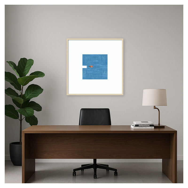 Pool Fun II by Danhui Nai Wood Framed Wall Art Print image number 4