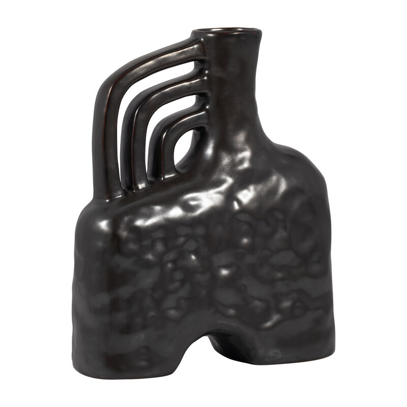 Metallic Triple Handle Vase image number 2