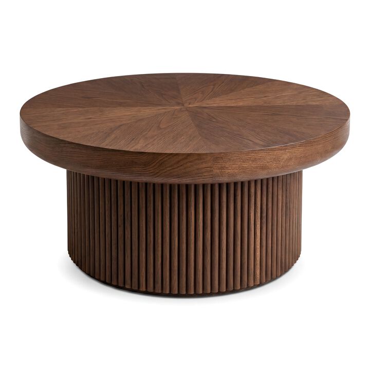 Stakda Round Fluted Coffee Table