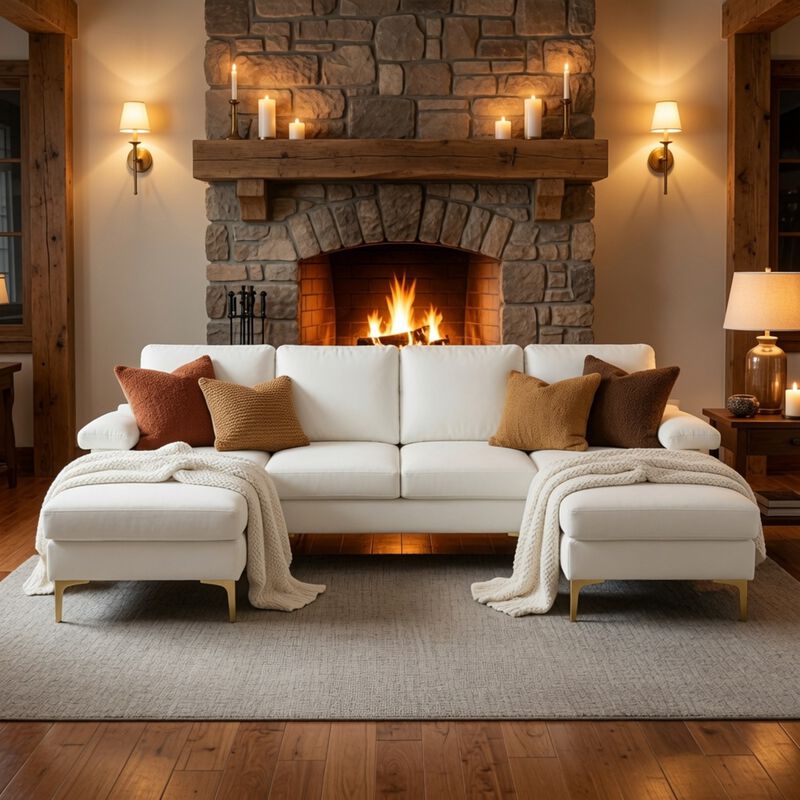 Nasbob U-Shaped Sectional Sofa image number 1