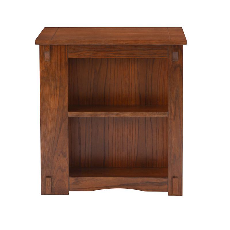 Linon Mission Oak Cabinet Table image number 6