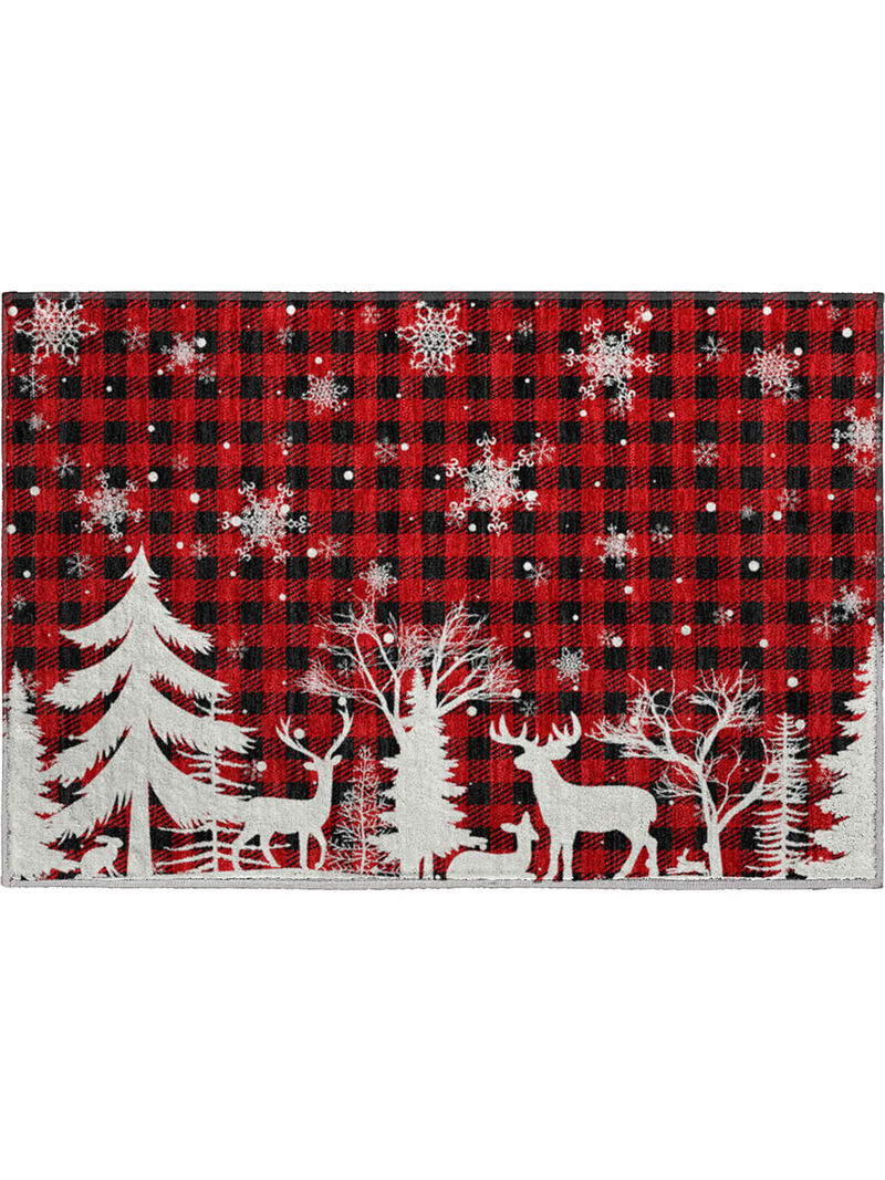 Merry & Bright MY26 Red 20" x 30" Rug