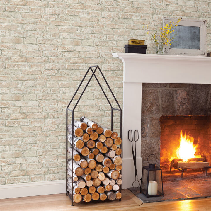 Arlington Rust Brick Wallpaper (Set of 2)
