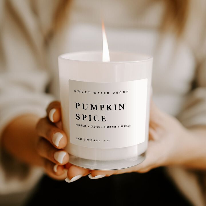 Sweet Water Decor Pumpkin Spice 11 oz Soy Candle