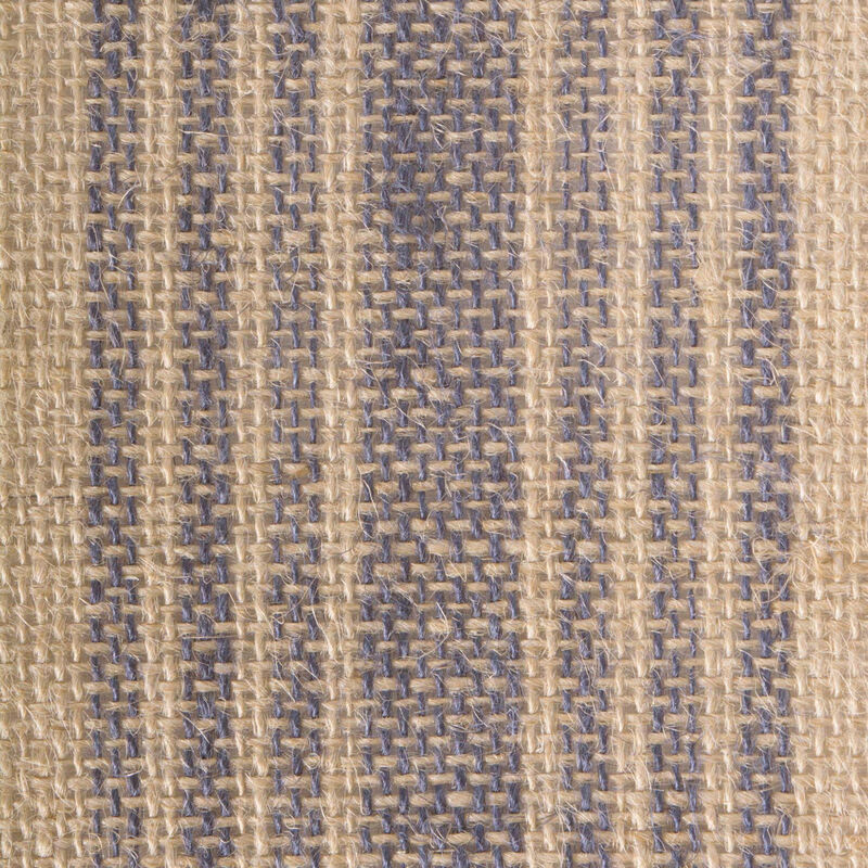 72" Beige and Blue Middle Striped Rectangular Table Runner