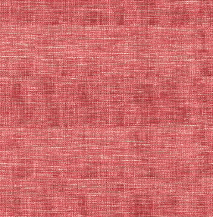 Exhale Coral Woven Texture Wallpaper