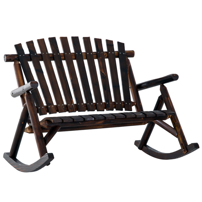 Hivvago Patio Adirondack Rocking Chair for Garden and Porch image number 0
