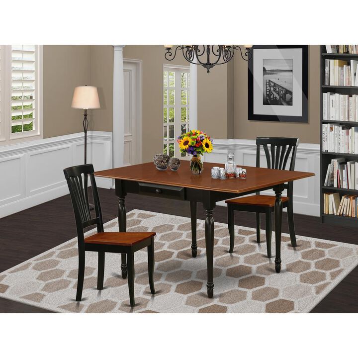 Dining Room Set Black & Cherry
