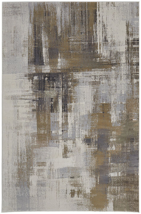 HomeRoots Abstract Area Rug