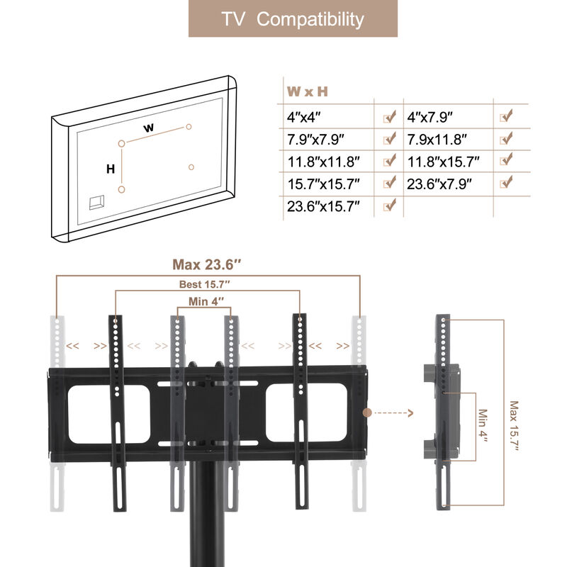 Streamdale Adjustable Tempered Glass Metal Floor Lamp image number 6