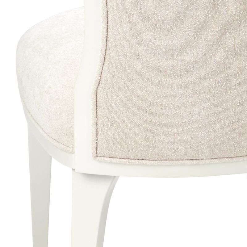 Michael Amini La Marisia Vanity Chair - Tranquil/Creamy Pearl