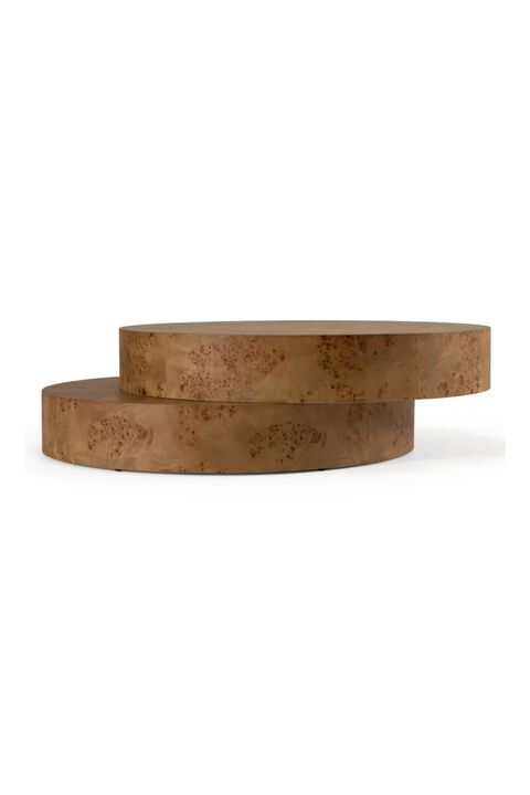 Burl Wood Coffee Table | OROA Modern Ely