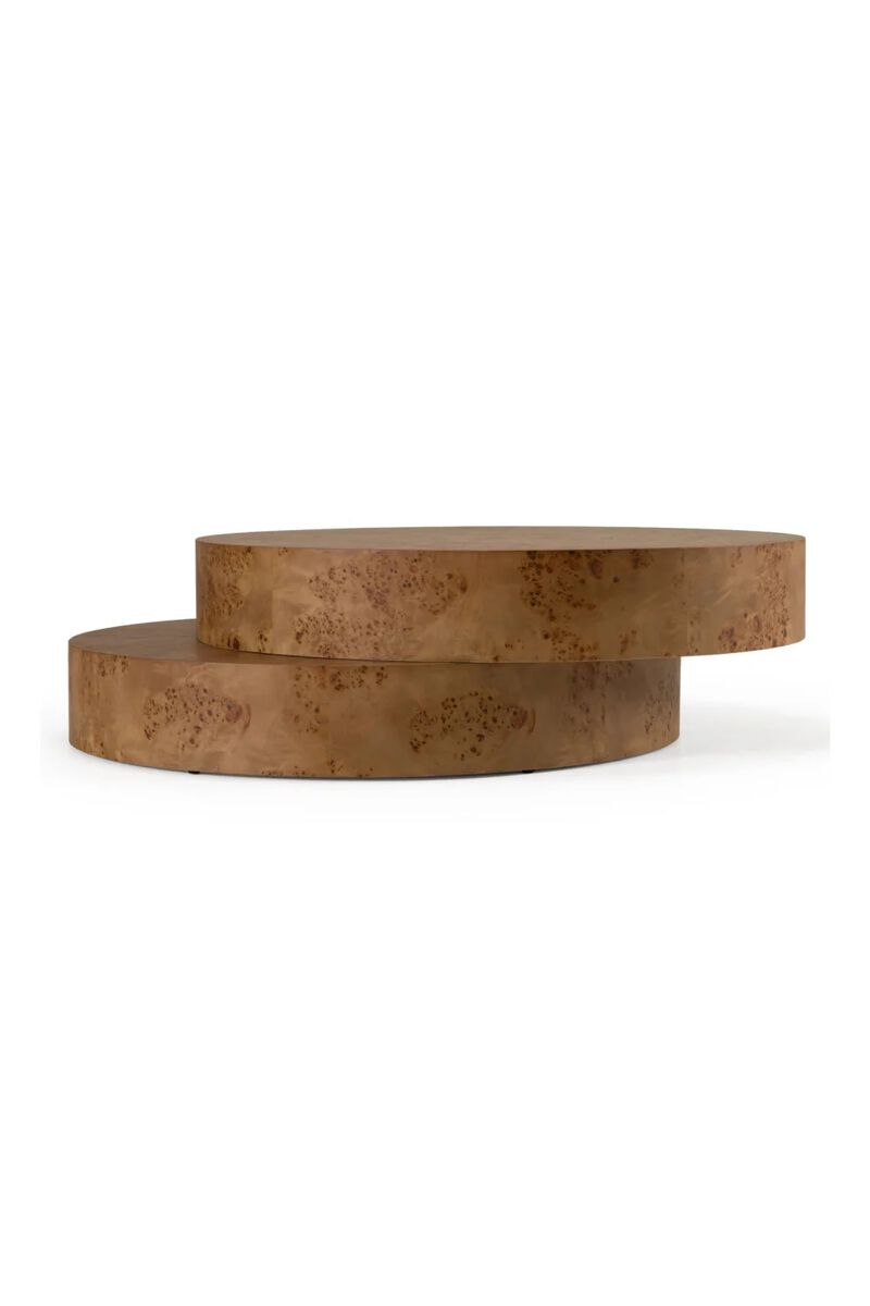 Burl Wood Coffee Table | OROA Modern Ely image number 0