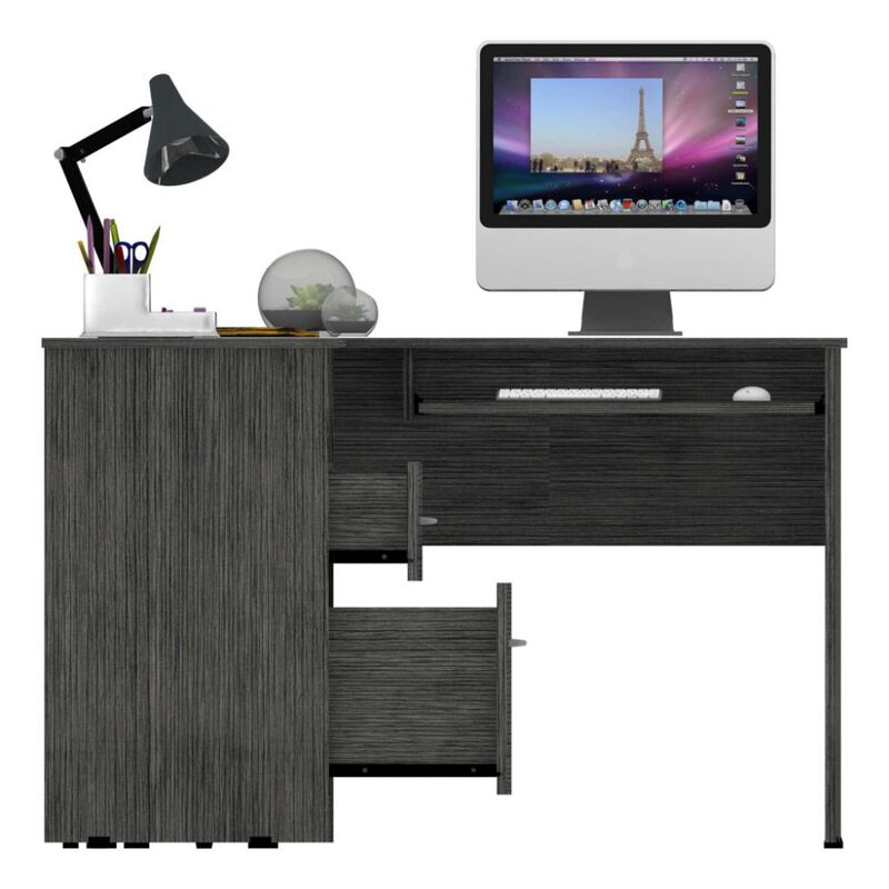 L-Shaped Desk Bradford, Office, Smoky Oak