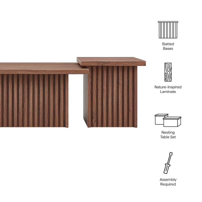 Render Nesting Coffee Tables Set of 2 image number 1
