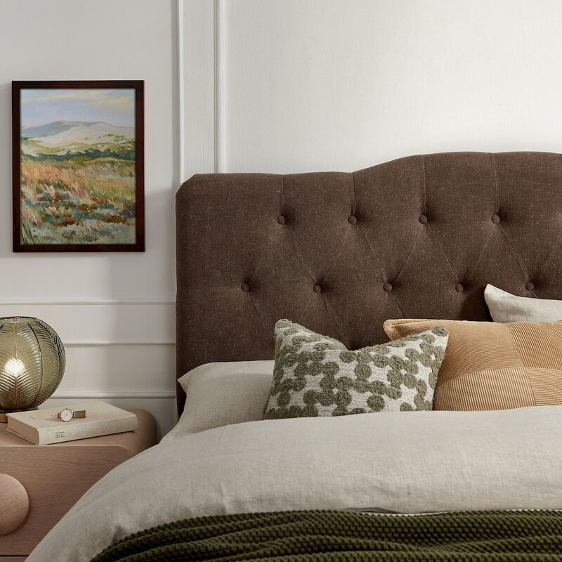 Annabel Premium Linen Blend Queen Headboard image number 7