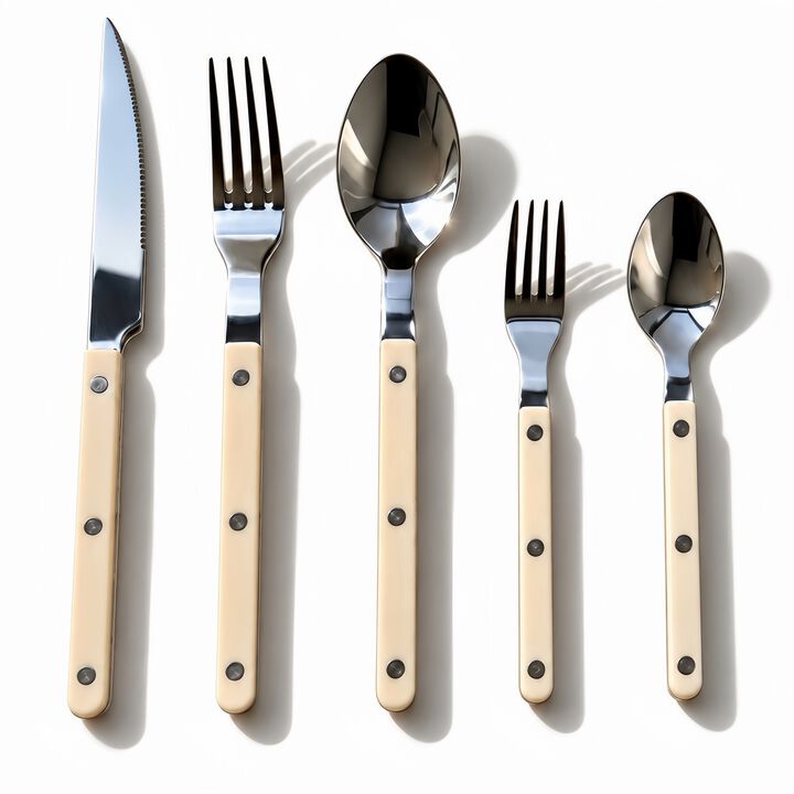 Retro Nordic Flatware Set of 10