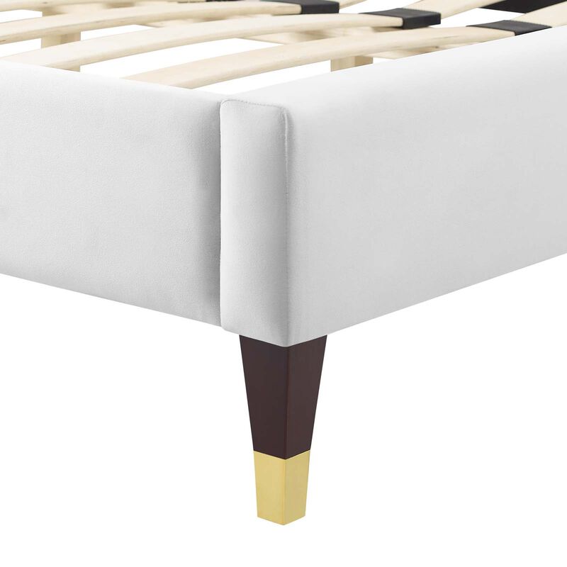 Modway - Gwyneth Tufted Performance Velvet Full Platform Bed image number 3